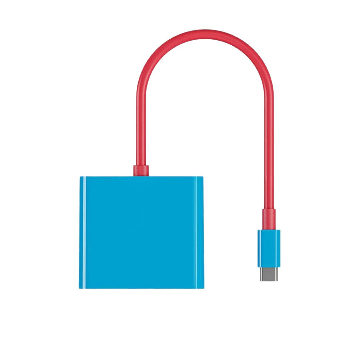 Estación de acoplamiento tipo Switch tres en uno Type-C para teléfono móvil, tableta, computadora y consola de juegos, convertidor USB, estación de acoplamiento 3 en 1