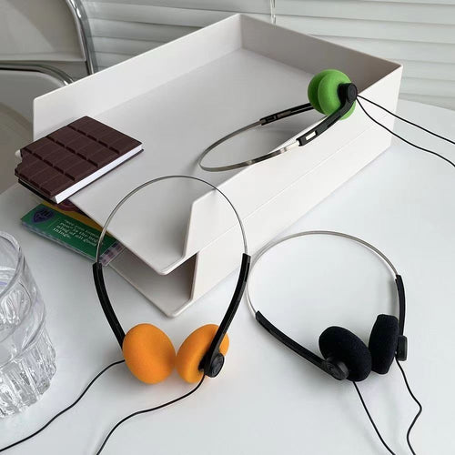 Auriculares Clásicos, Sensación Retro, Auricular Pequeño y Portátil