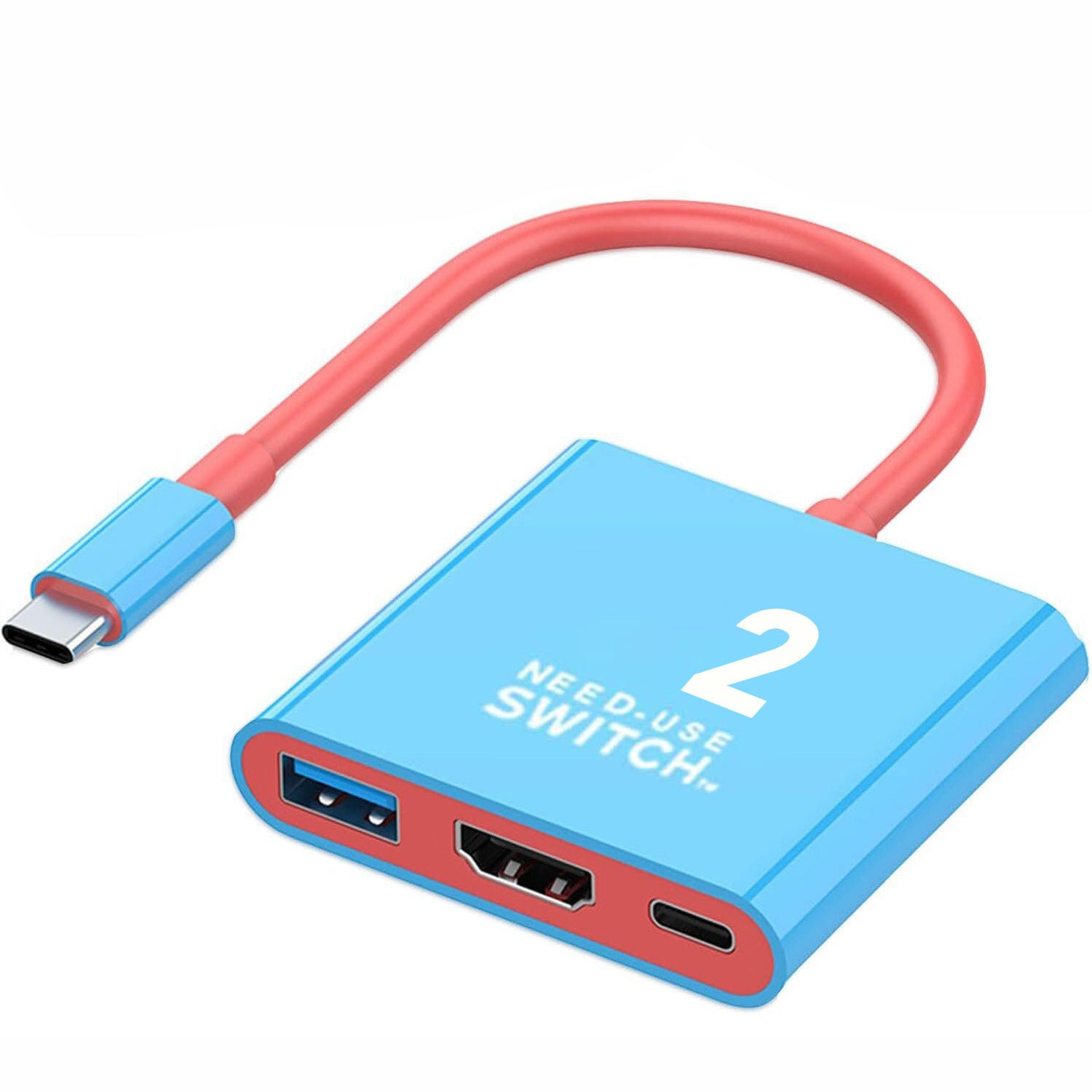 Estación de acoplamiento tipo Switch tres en uno Type-C para teléfono móvil, tableta, computadora y consola de juegos, convertidor USB, estación de acoplamiento 3 en 1