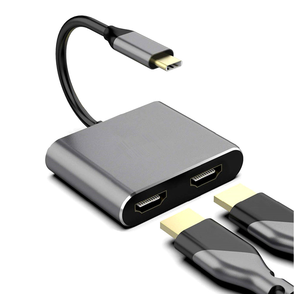 Estación de acoplamiento tipo Switch tres en uno Type-C para teléfono móvil, tableta, computadora y consola de juegos, convertidor USB, estación de acoplamiento 3 en 1