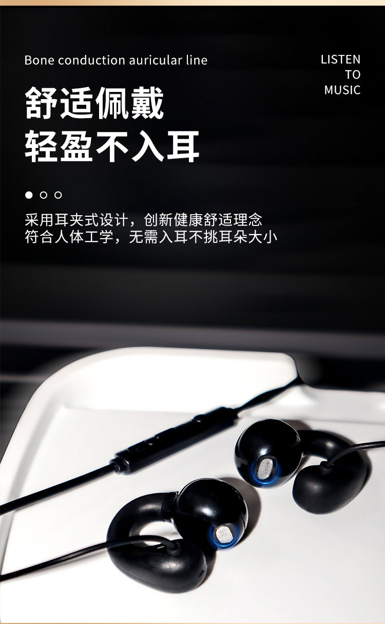 Auriculares alámbricos no intrauditivos Auriculares digitales Type-C Auriculares de escritorio de alta calidad Agujero redondo Cable de extensión extra largo