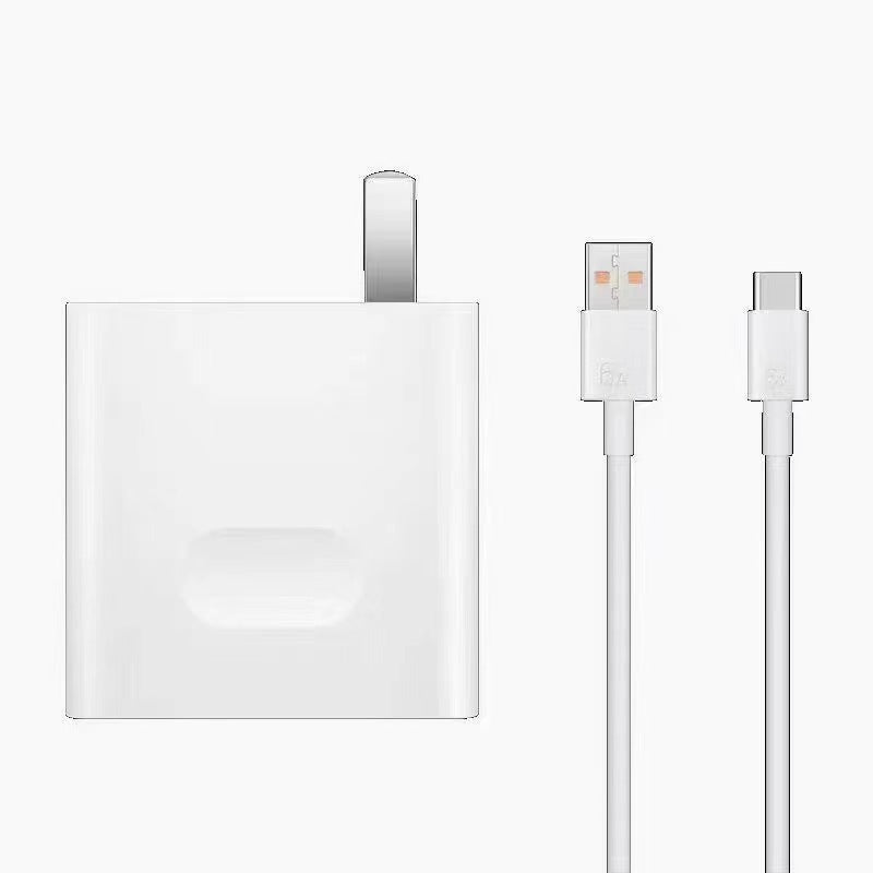 Venta al por mayor de cargador Huawei 120W, carga súper rápida Mate40pro66W, cargador de teléfono móvil Nove Glory