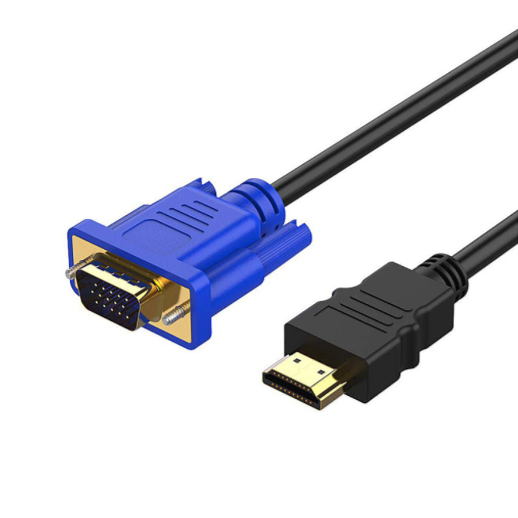Cable de conversión de HDMI a VGA HDMI a VGA para reproductor DVD conectado al televisor sin red y sin timbre