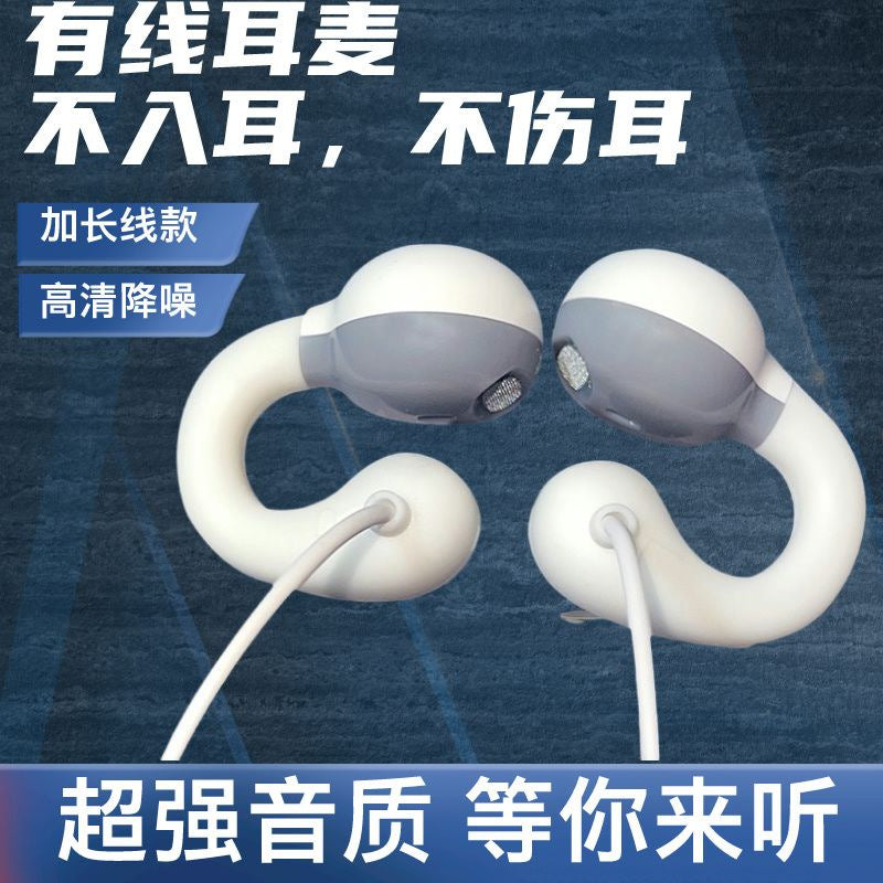 Auriculares alámbricos no intrauditivos Auriculares digitales Type-C Auriculares de escritorio de alta calidad Agujero redondo Cable de extensión extra largo