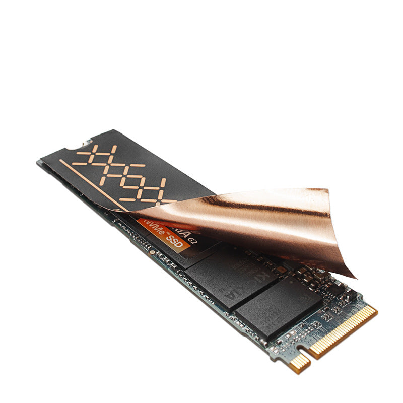 Unidad de Estado Sólido Hanche M.2 2280 NVMe SSD Disco Duro Pasta de Disipación de Calor de Cobre con Grafeno Hoja Conducible Térmica Ligera