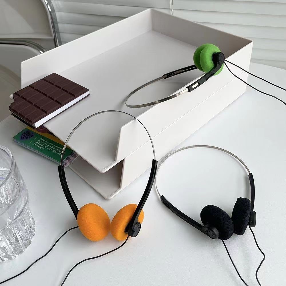 Auriculares Clásicos, Sensación Retro, Auricular Pequeño y Portátil