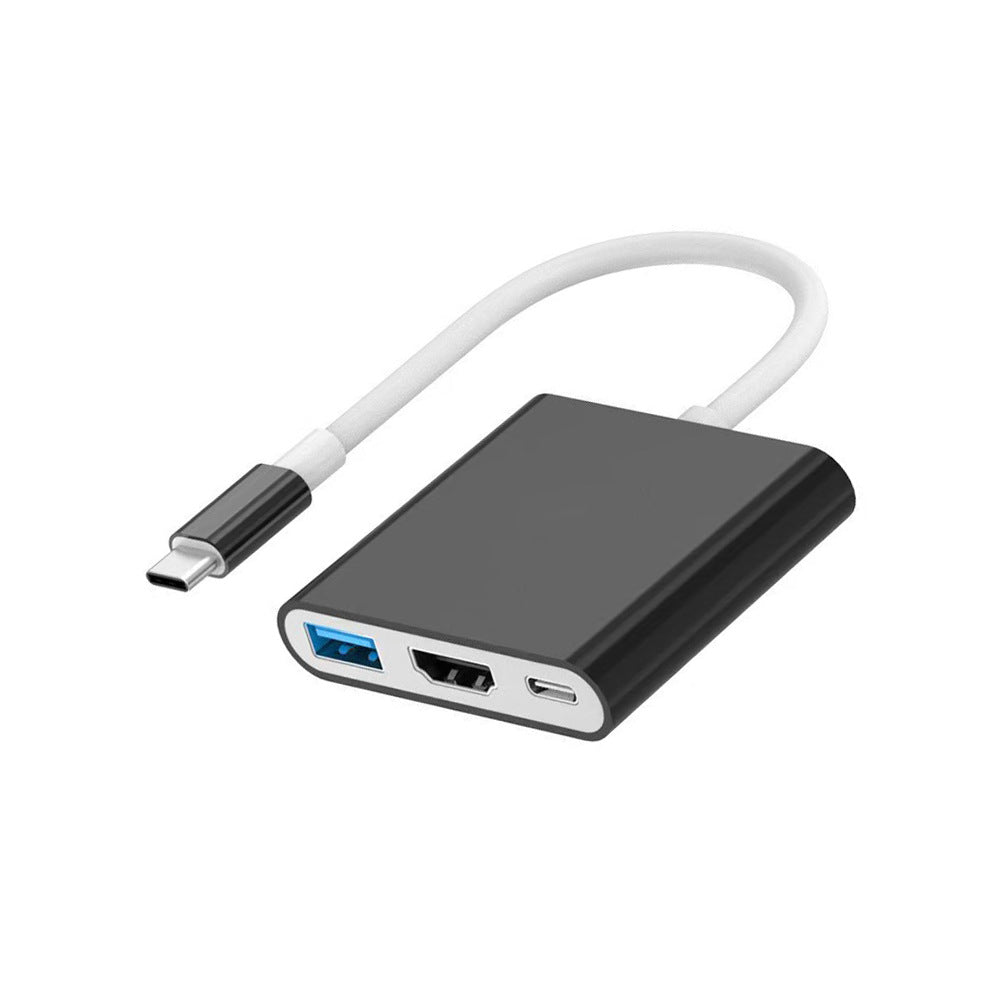 Estación de acoplamiento tipo Switch tres en uno Type-C para teléfono móvil, tableta, computadora y consola de juegos, convertidor USB, estación de acoplamiento 3 en 1