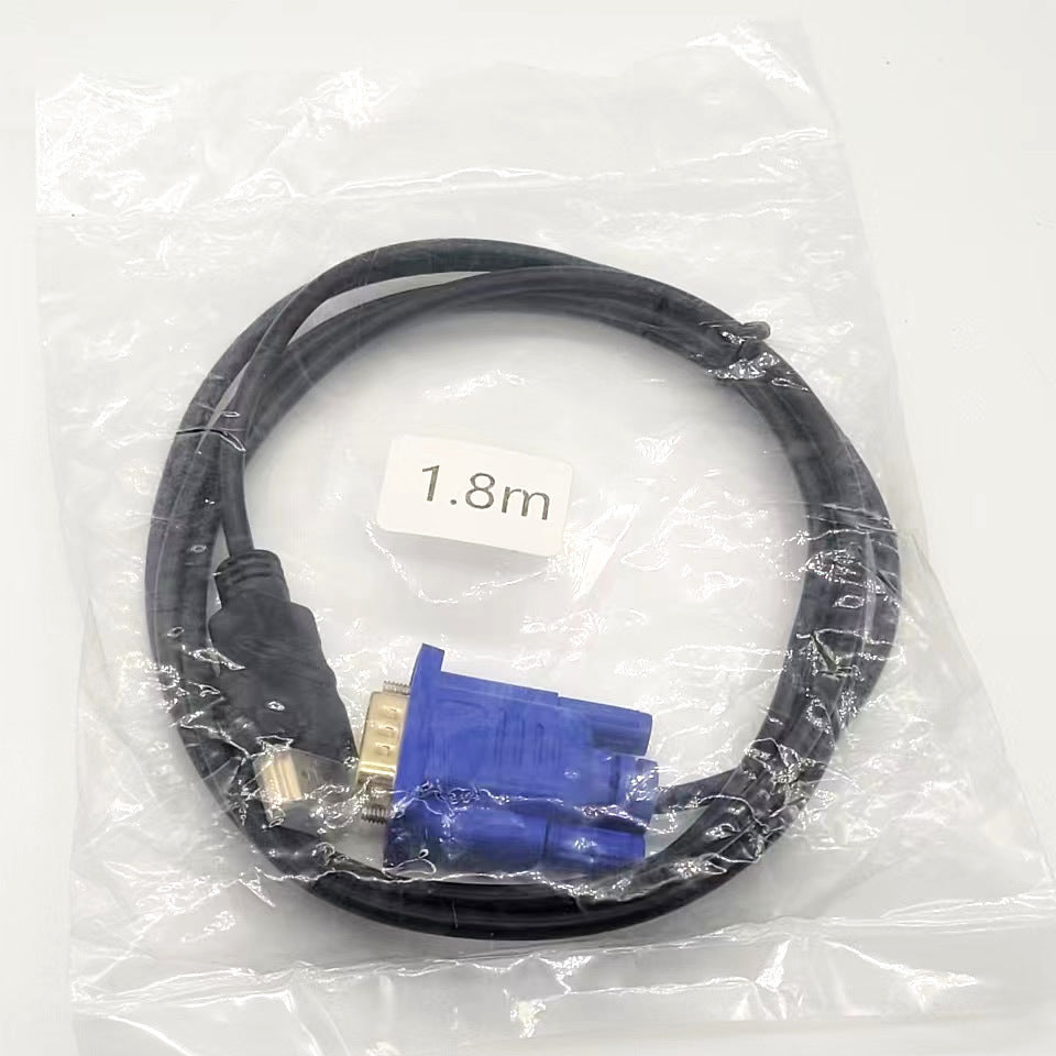 Cable de conversión de HDMI a VGA HDMI a VGA para reproductor DVD conectado al televisor sin red y sin timbre