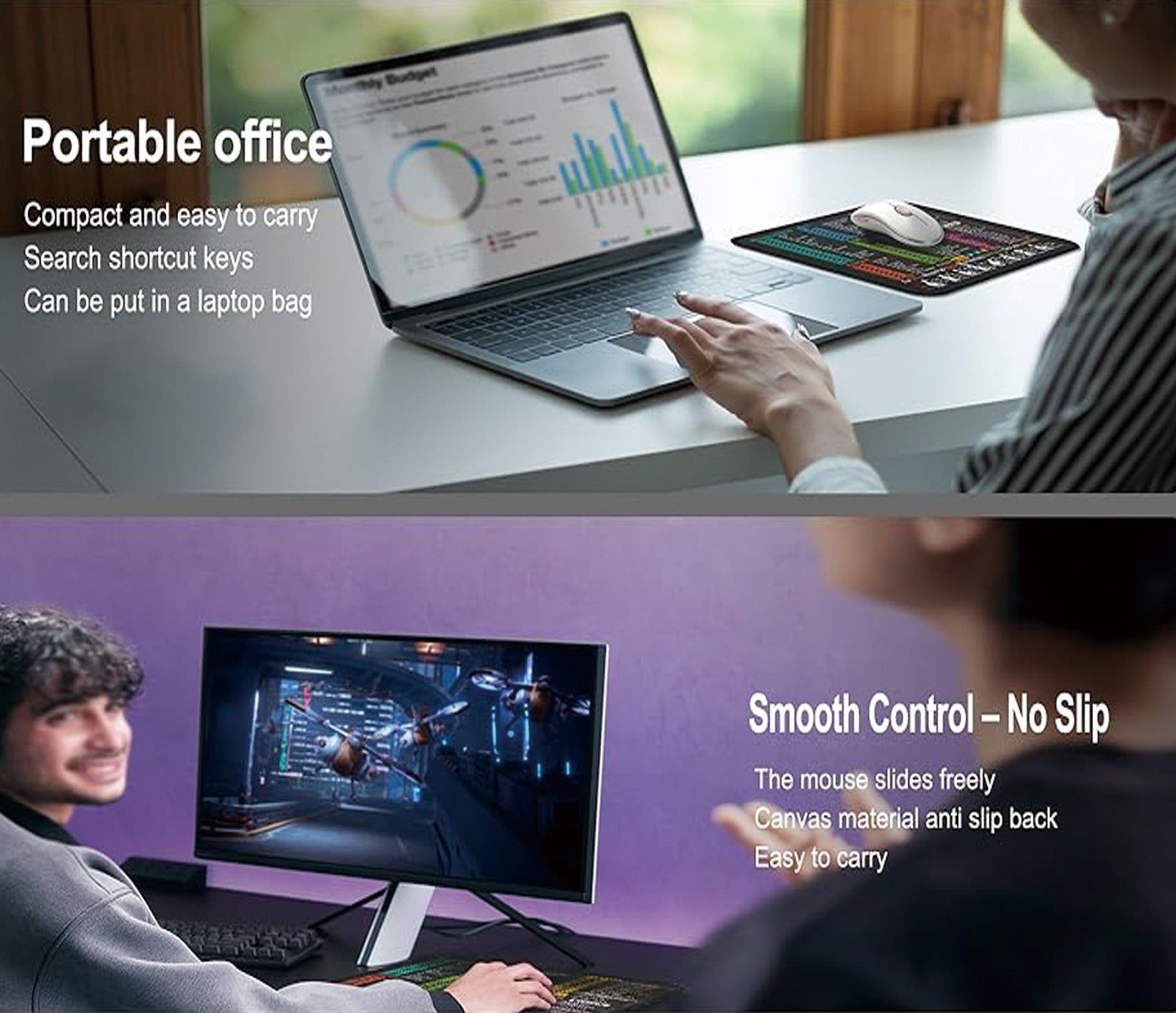 Teclas de acceso rápido de Excel en inglés, alfombrilla de ratón personalizada para oficina IP, computadora grande, cuaderno, alfombrilla especial pequeña para mesa